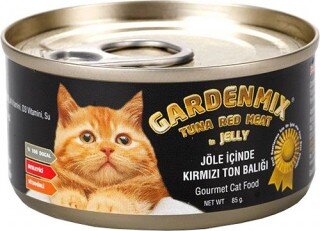 Garden Mix Kırmızı Ton Balıklı Yetişkin 85 gr Kedi Maması kullananlar yorumlar